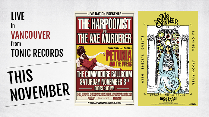 Upcoming Vancouver Shows