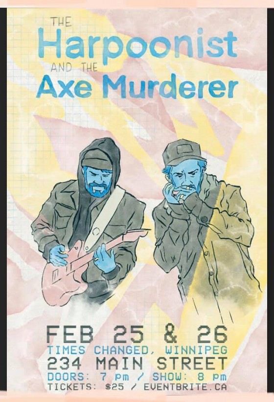HarpAxe Winnipeg poster (Feb 25-26)